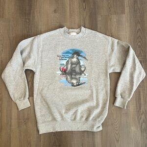 Vintage Disney Store Eeyore Crewneck Sweatshirt